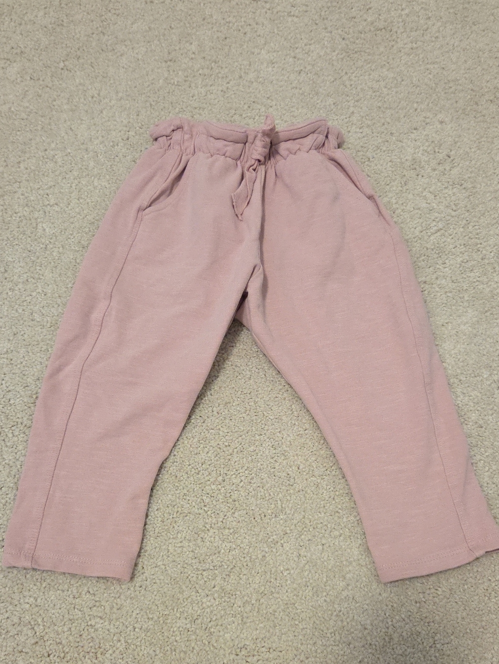 Zara Kids Pink Tulip Style Pants 1.5 Years